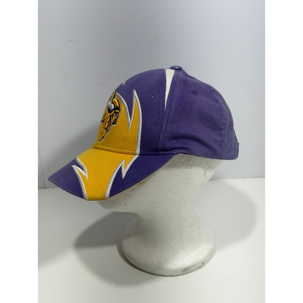 Minnesota Vikings Reebok NFL Hat Purple Yellow Adjustable Strapback Cap One Size